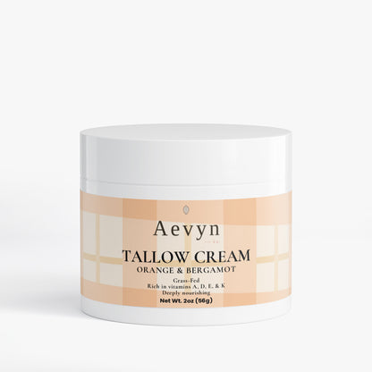 Tallow Cream Orange & Bergamot